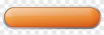 Orange Button With Silver Frame PNG