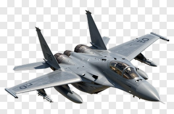 Gray Fighter Jet In Flight PNG