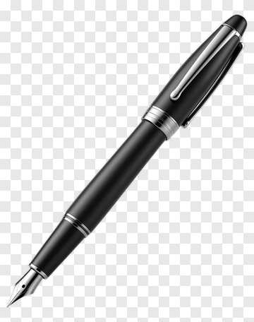 Elegant Fountain Pen PNG