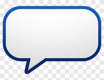 Blue Speech Bubble PNG