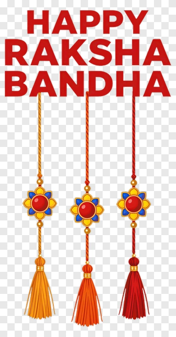 Happy Raksha Bandhan Celebration PNG