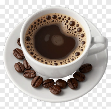 Coffee Cup With Beans PNG