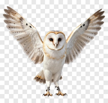 Barn Owl In Flight PNG