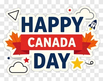 Happy Canada Day Celebration PNG