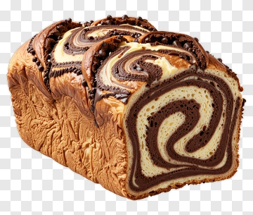 Swirl Chocolate Bread PNG