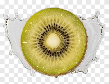 Sliced Kiwi Fruit PNG