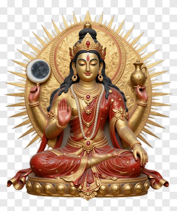 Buddha Statue In Meditation PNG