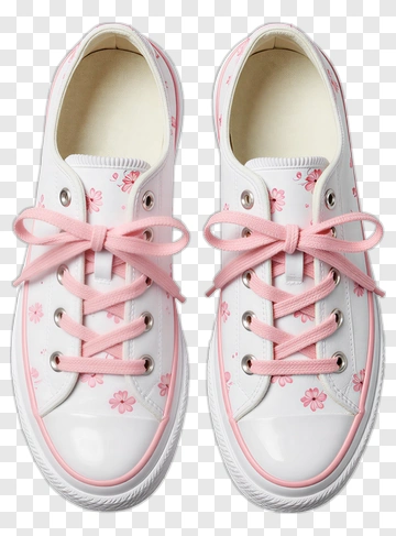 Pink Cherry Blossom Sneakers PNG