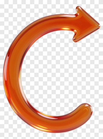 Orange Arrow PNG