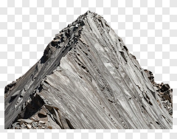 Mountain Peak With Rocky Terrain PNG
