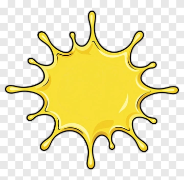 Yellow Splatter PNG