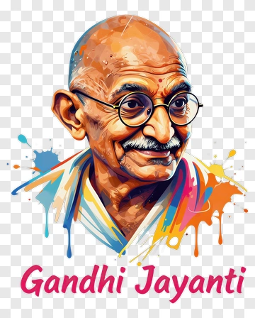 Mahatma Gandhi Gandhi Jayanti PNG