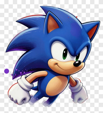 Sonic The Hedgehog Running PNG