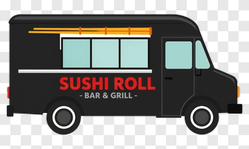 Sushi Roll Bar Grill Food Truck PNG