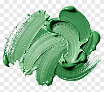 Green Paint Stroke PNG