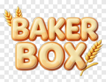 Baker Box Logo Design PNG