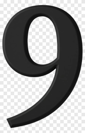 Number Nine PNG