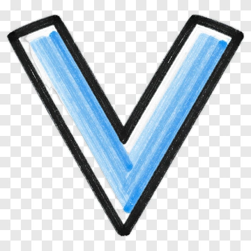 Hand-drawn Letter V PNG