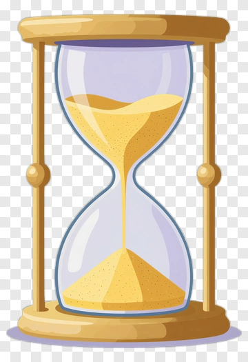 Hourglass With Flowing Sand PNG