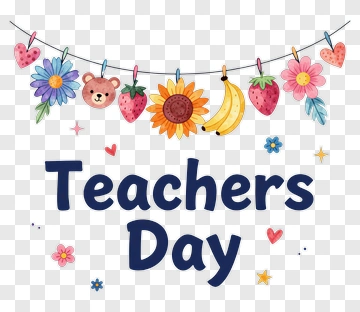 Teachers Day Celebration PNG