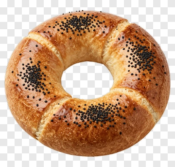 Poppy Seed Bagel PNG