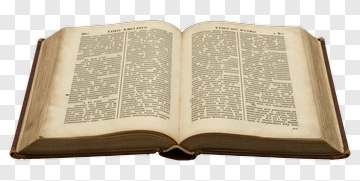 Open Book With Text Pages PNG