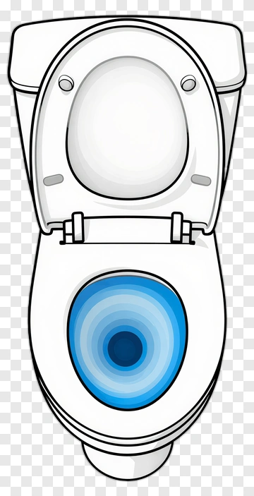 Top View Of A Toilet PNG