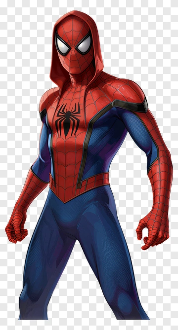 Spider-Man In Hooded Suit PNG