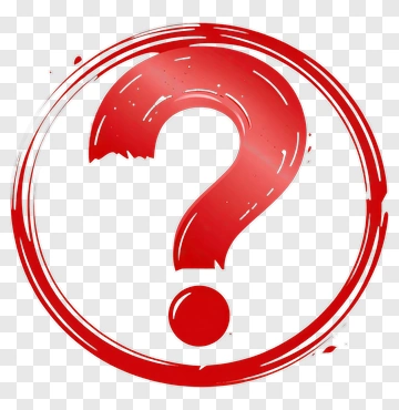 Red Question Mark PNG
