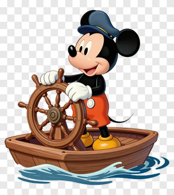 Mickey Mouse As Captain PNG