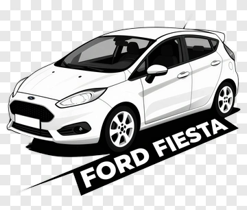 Ford Fiesta Car Design PNG