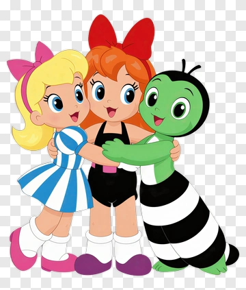 Bubble Guppies Characters Hugging PNG