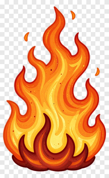 Cartoon Fire PNG