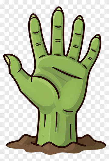 Zombie Hand Emerging From Earth PNG