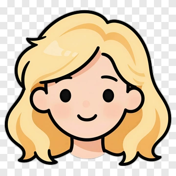 Blonde Woman With Smile PNG