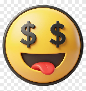 Money Emoji With Dollar Signs PNG