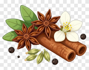 Spice And Flower Arrangement PNG