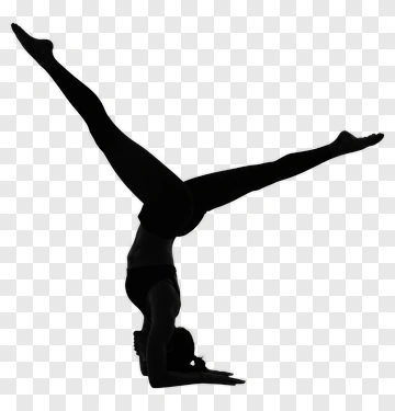 Person Doing Acrobatic Handstand PNG