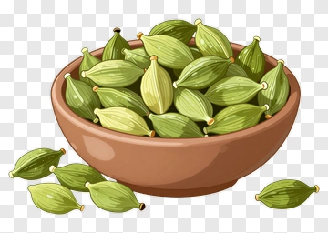 Cardamom In A Bowl PNG