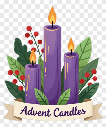 Advent Candles PNG
