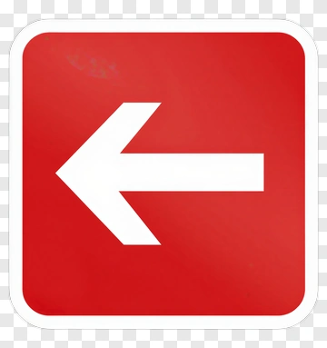 Left Turn Traffic Sign PNG