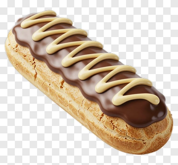 Chocolate Eclair Dessert PNG