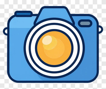 Blue Camera Icon PNG