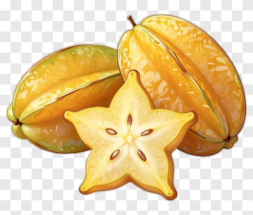 Star Fruit Carambola PNG