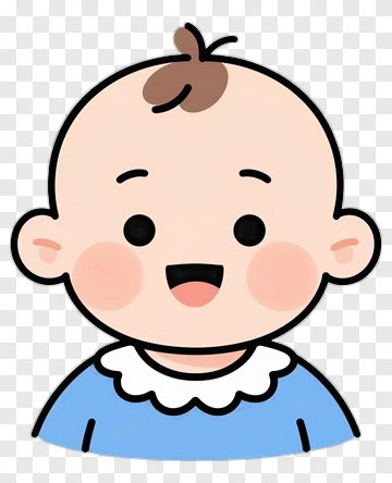 Happy Cartoon Baby PNG