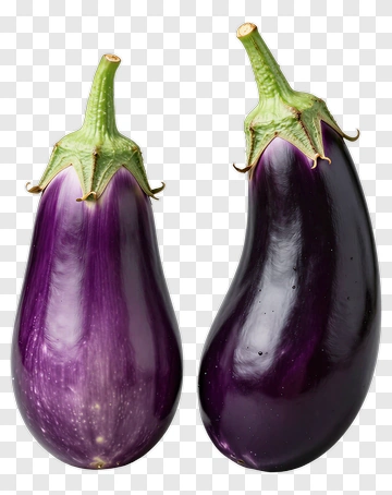 Two Eggplants PNG
