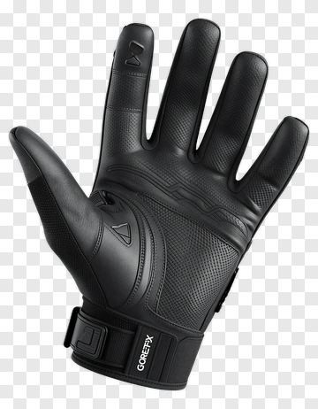 Black Motorcycle Glove PNG
