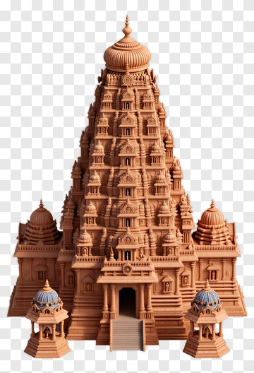 Detailed Temple Structure PNG