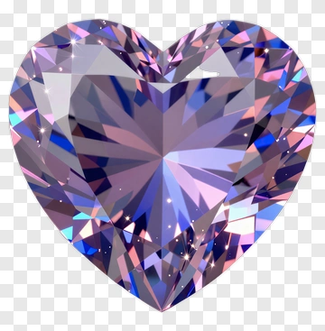 Heart-Shaped Diamond PNG