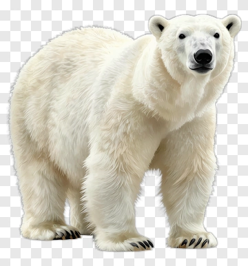Polar Bear Standing PNG